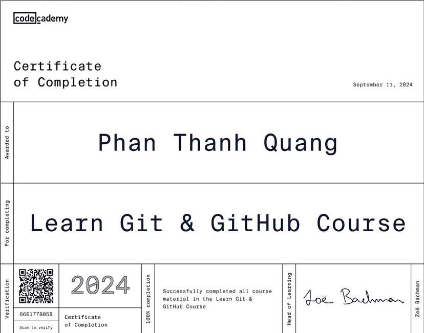 Learn Git and Github - Codecademy